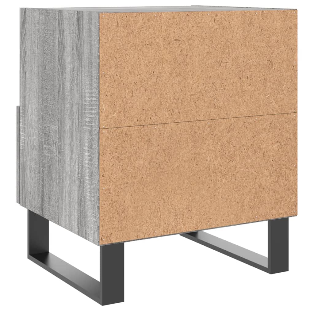 Noćni ormarići 2 kom boja hrasta 40x35x47,5cm konstruirano drvo