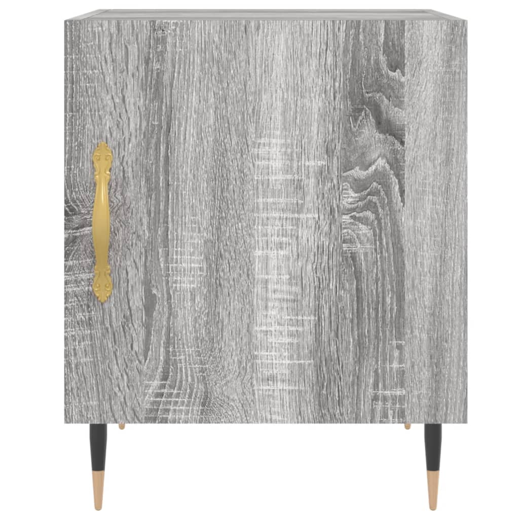 Noćni ormarići 2 kom boja hrasta 40x40x50 cm konstruirano drvo