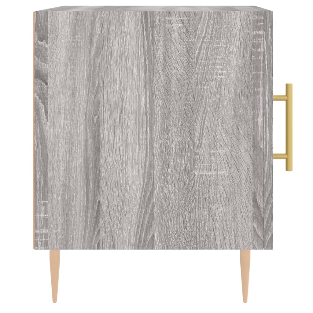 Noćni ormarići 2 kom boja hrasta 40x40x50 cm konstruirano drvo