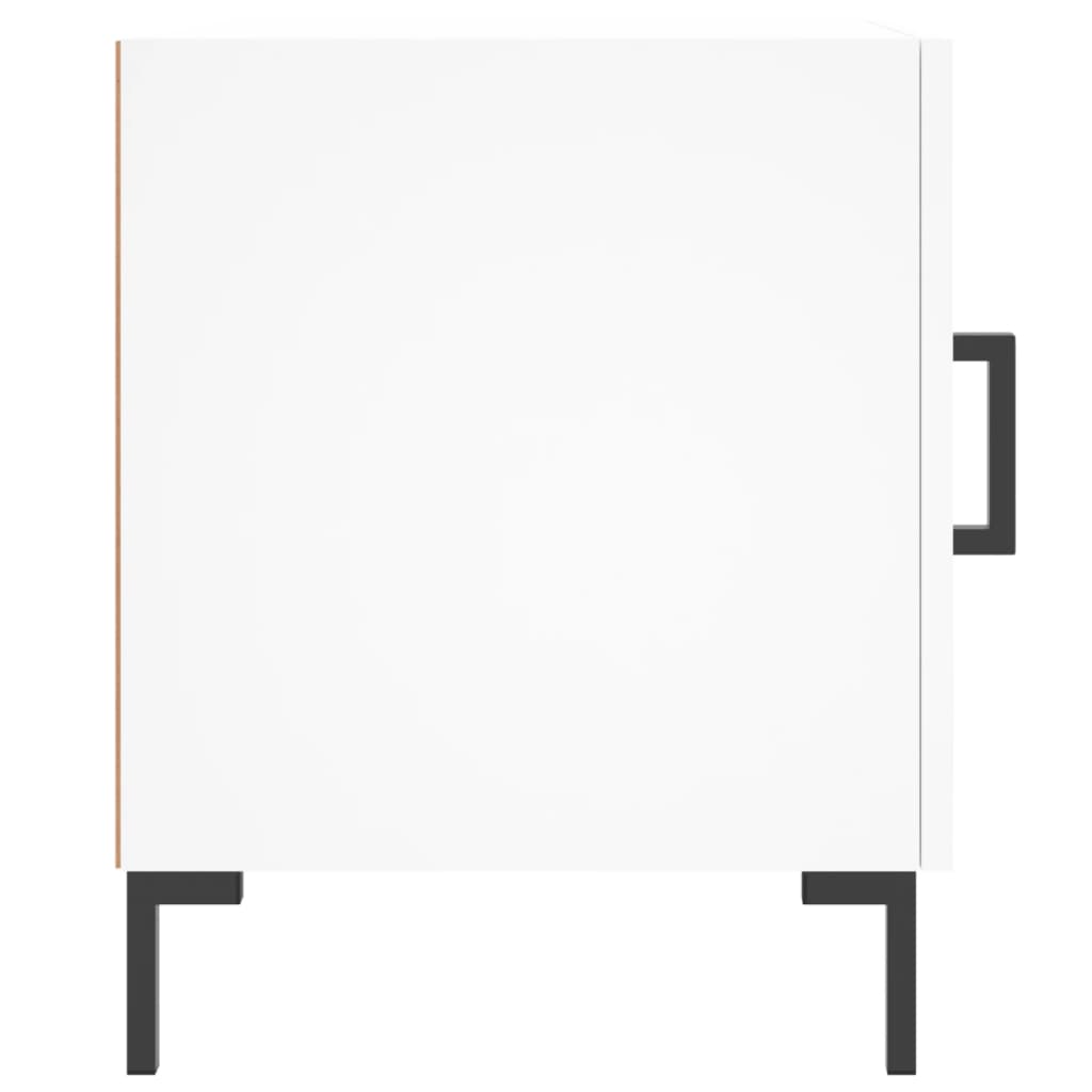 Noćni ormarići 2 kom bijeli 40 x 40 x 50 cm konstruirano drvo