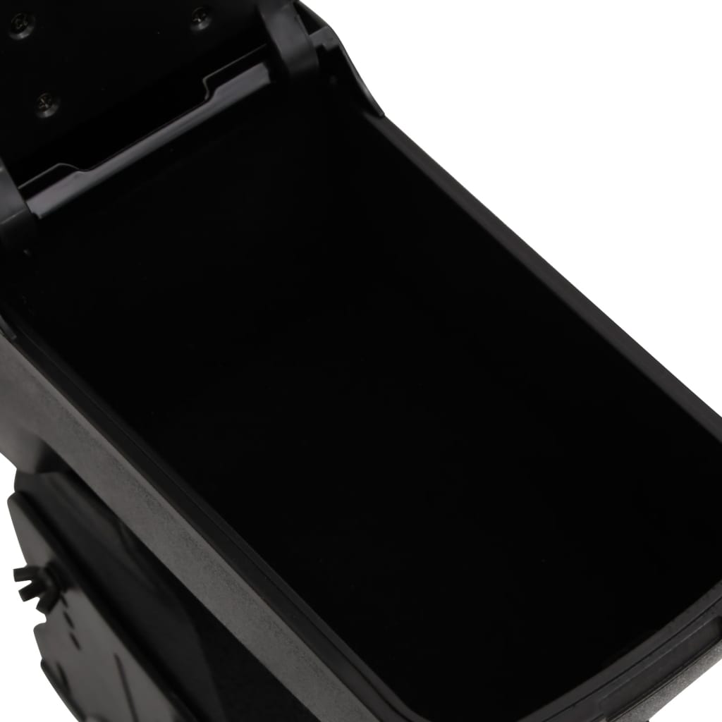 Naslon za ruke za automobil crni 13 x 33 x (33 - 53) cm ABS