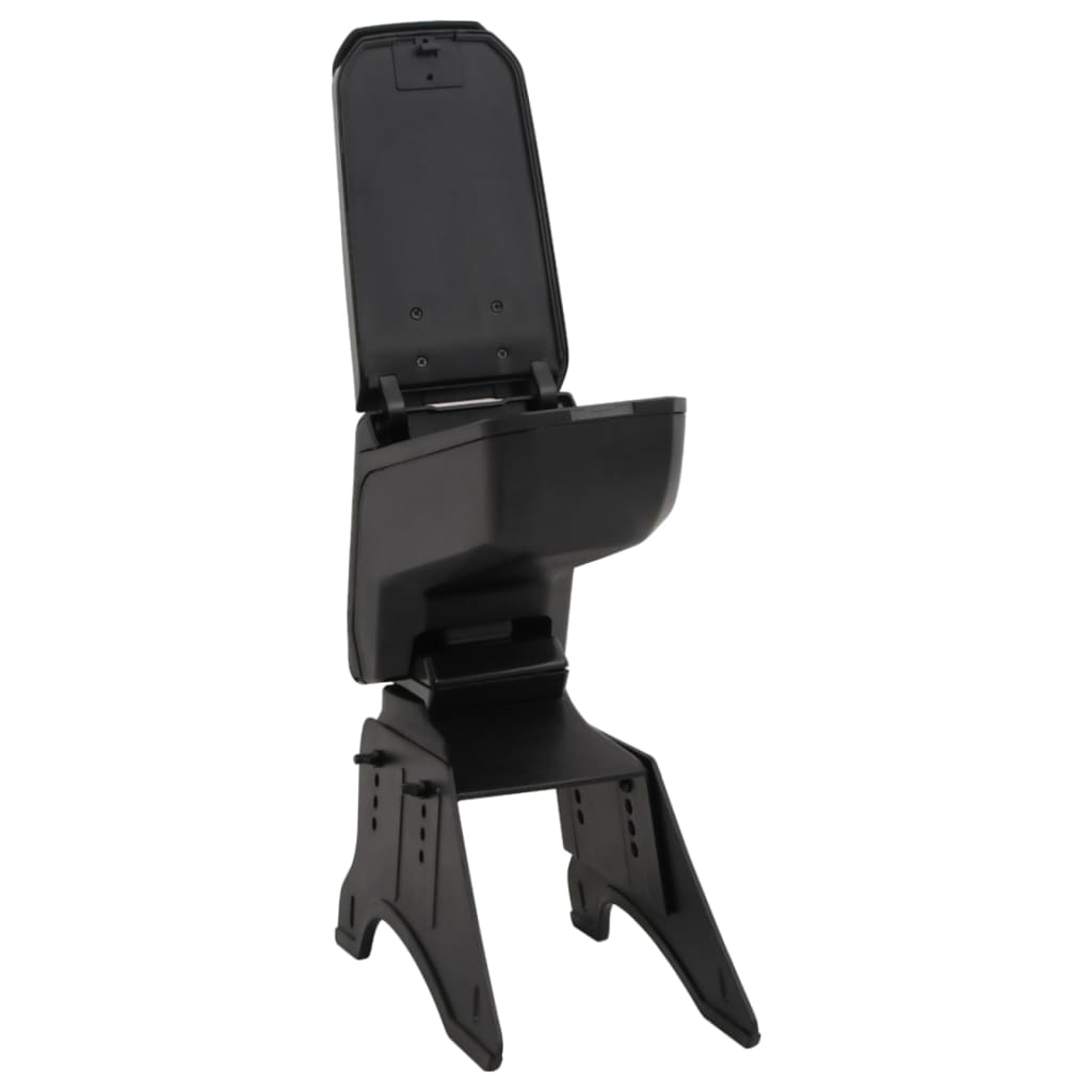 Naslon za ruke za automobil crni 14 x 30 x (32 - 48,5) cm ABS