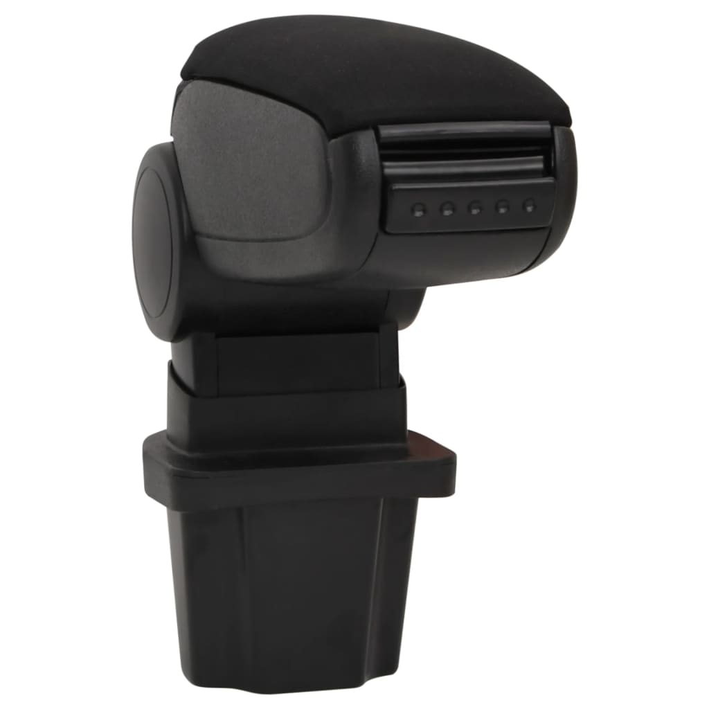 Naslon za ruke za automobil crni 13,5x32,5x(31-46,5) cm ABS