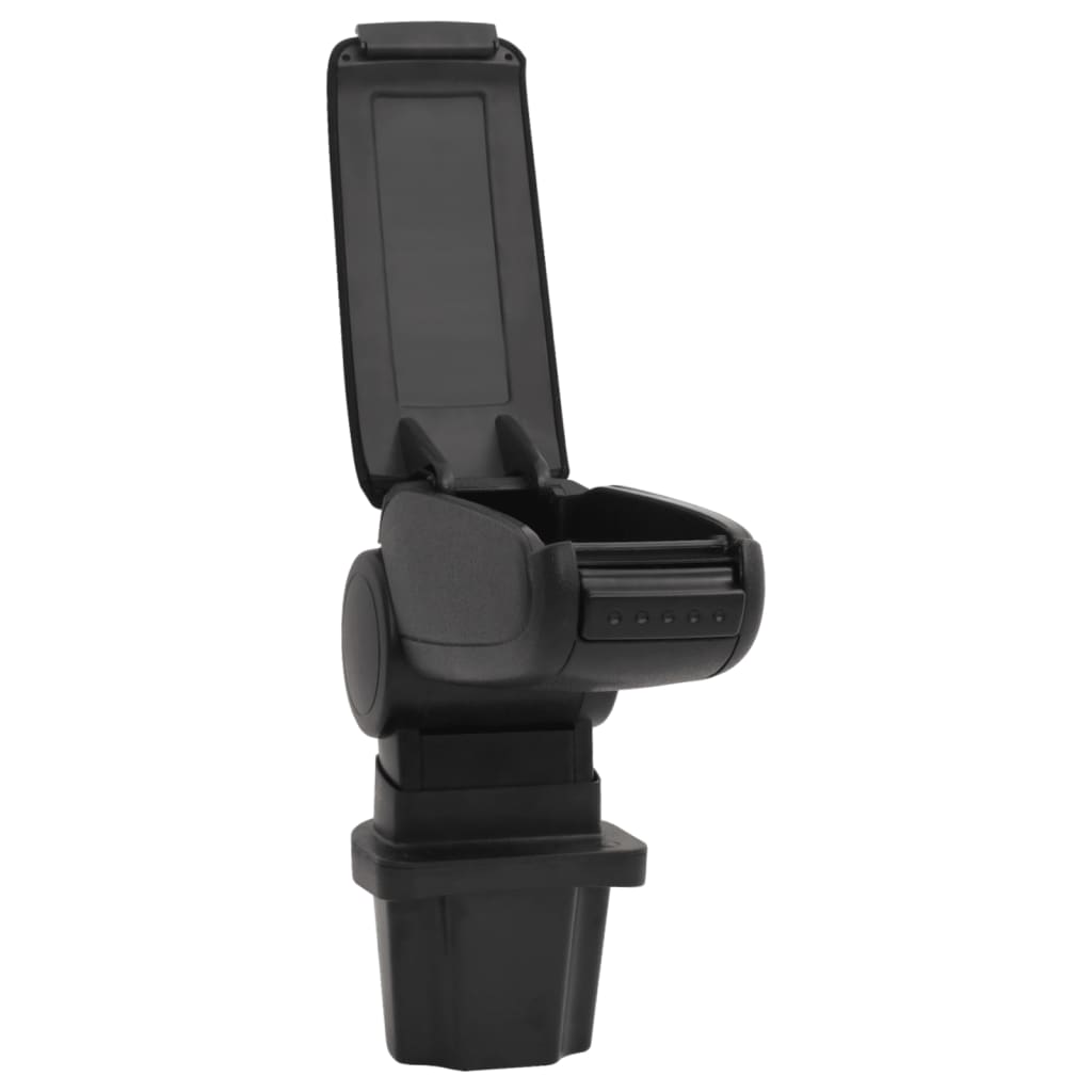 Naslon za ruke za automobil crni 13,5x32,5x(31-46,5) cm ABS