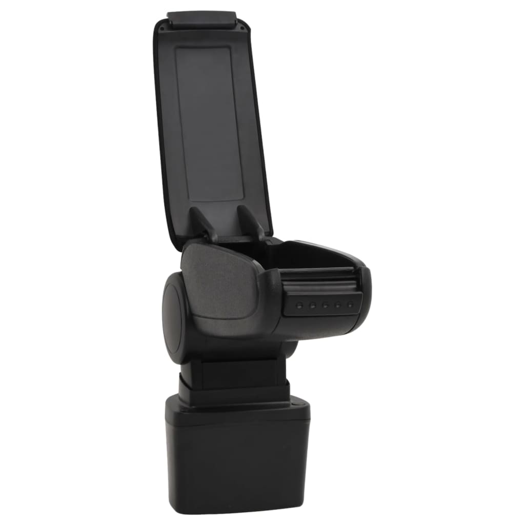 Naslon za ruke za automobil crni 14,5 x 31,5 x (30 - 48) cm ABS