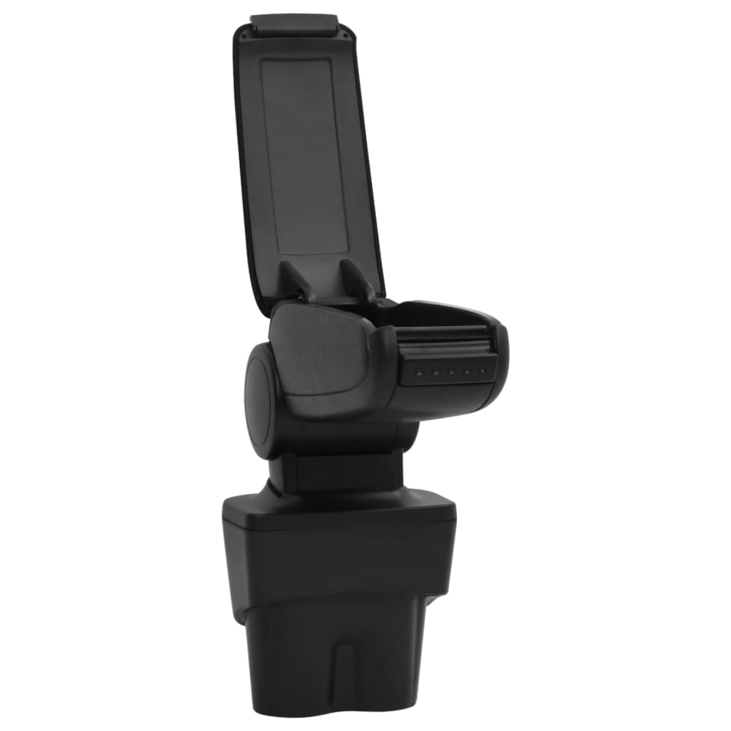 Naslon za ruke za automobil crni 17 x 32 x (35,5 - 52) cm ABS