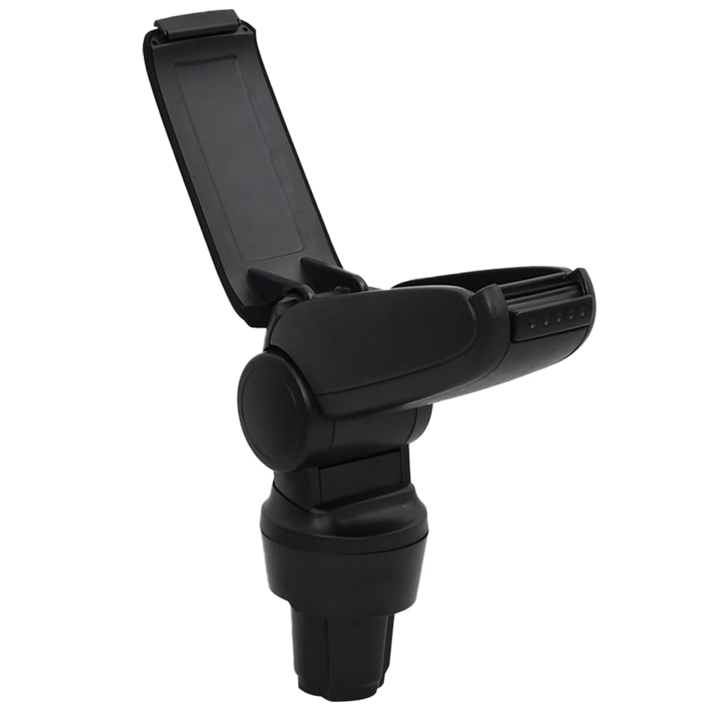 Naslon za ruke za automobil crni 13 x 33 x (33 - 49) cm ABS