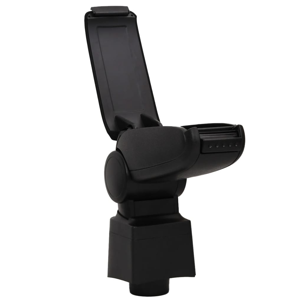 Naslon za ruke za automobil crni 12 x 34 x (35 - 47) cm ABS