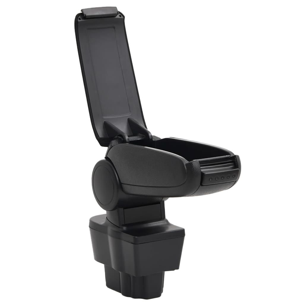 Naslon za ruke za automobil crni 12 x 37 x (31 - 48) cm ABS