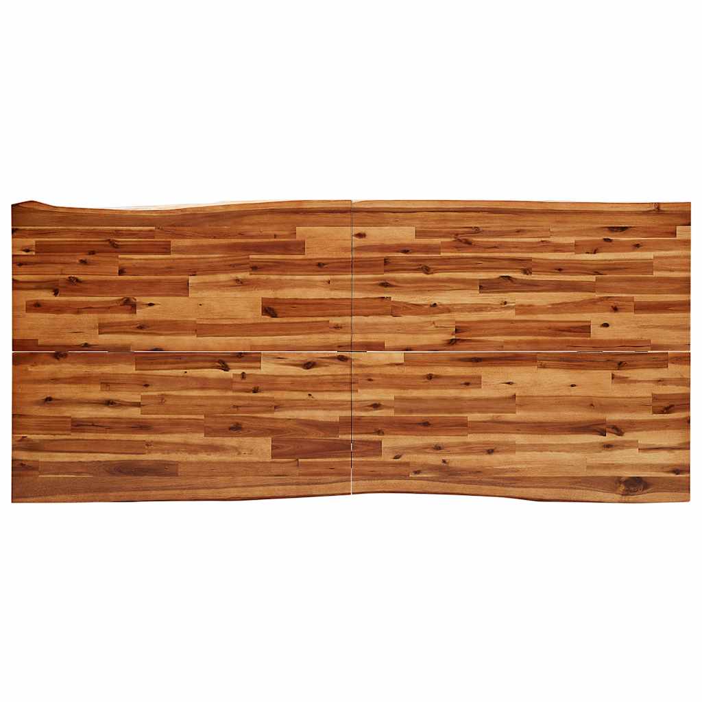 Blagovaonski stol sa živim rubom 200x90x75 cm od drva bagrema