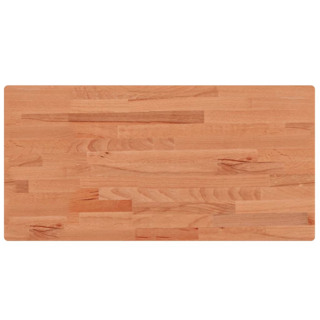 Stolna ploča 100x50x1,5 cm pravokutna od masivne bukovine