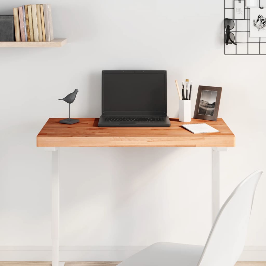 Stolna ploča 80 x 40 x 4 cm pravokutna od masivne bukovine