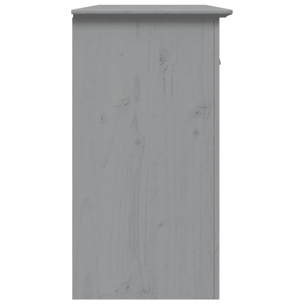 Komoda BODO siva 115,5 x 44 x 80 cm od masivne borovine