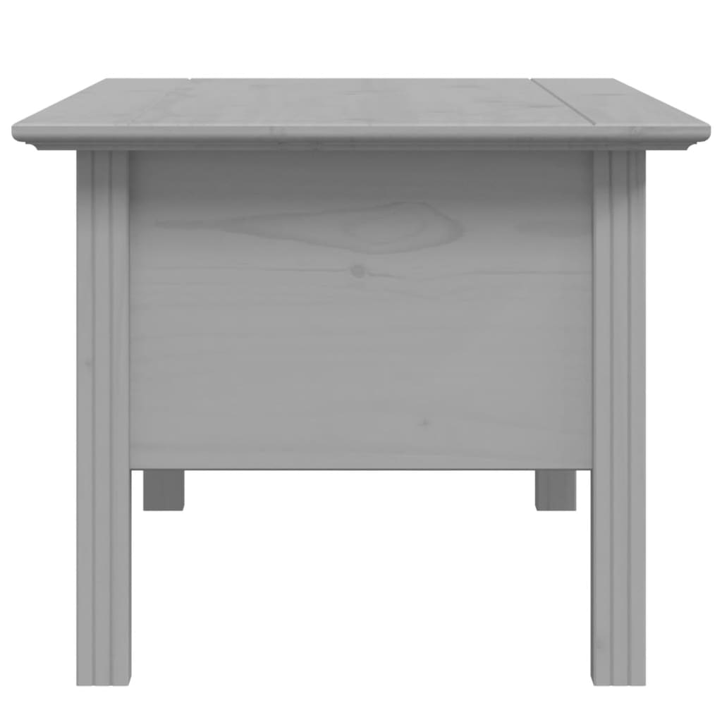 Stolić za kavu BODO sivi 100 x 55 x 46 cm od masivne borovine