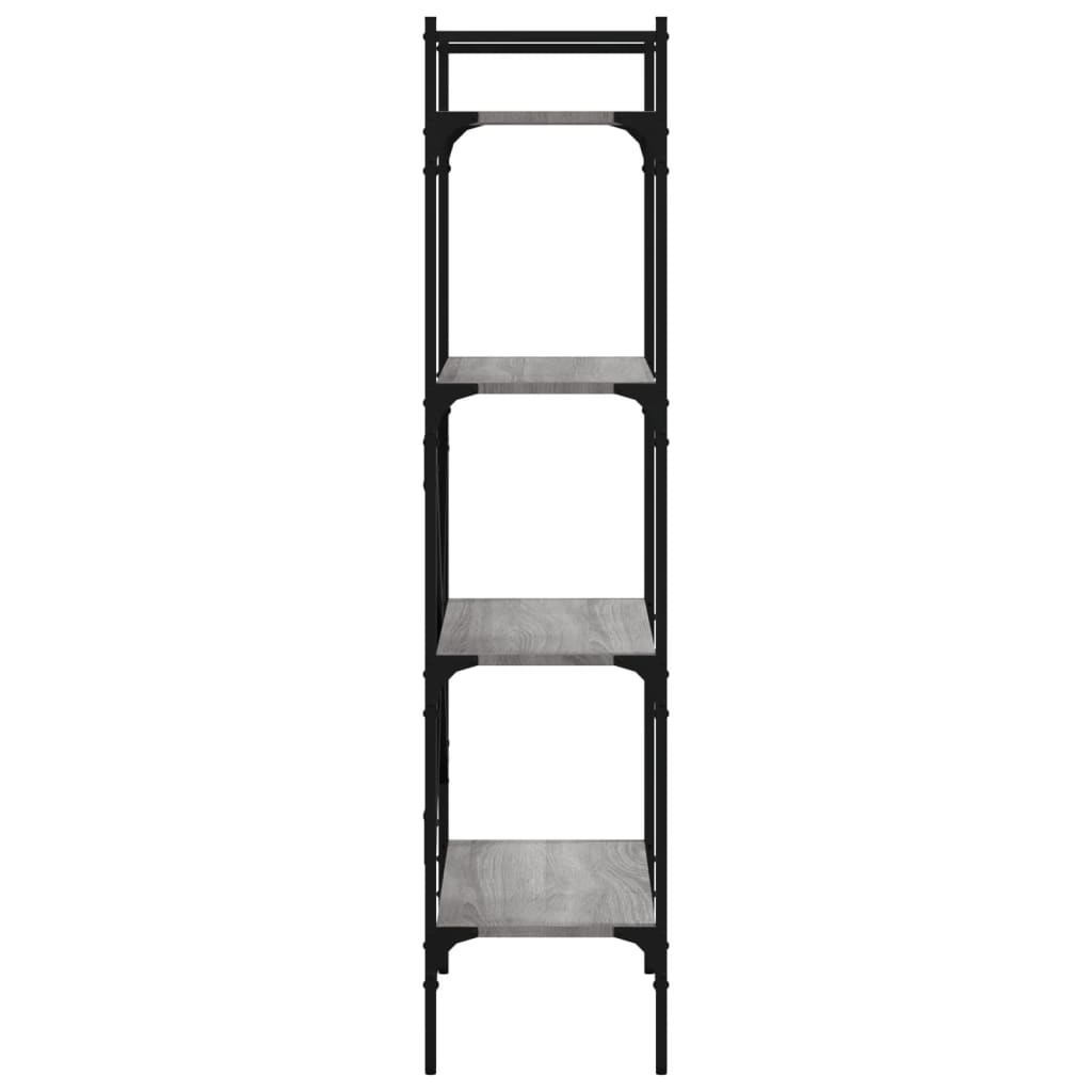 Regal za knjige 4 razine boja hrasta 56x31,5x138,5 cm drveni