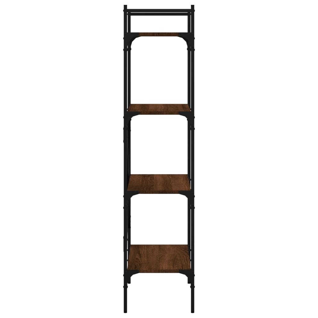 Regal za knjige 4 razine boja hrasta 56x31,5x138,5 cm drveni