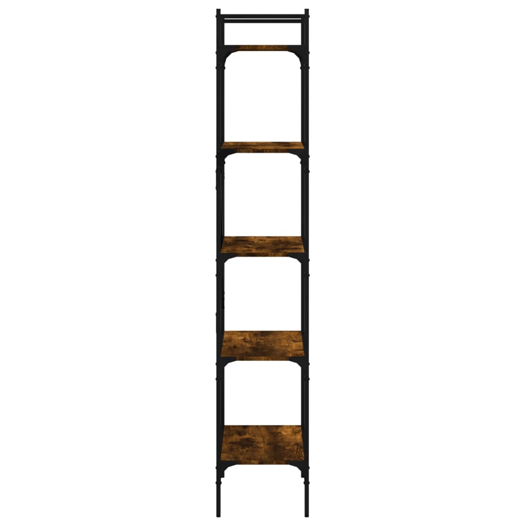 Regal za knjige 5 razina boja hrasta 56 x 31,5 x 174 cm drveni