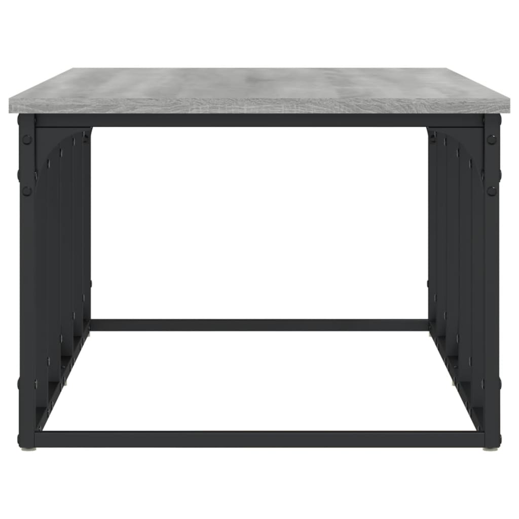 Stolić za kavu siva boja hrasta 100x50x35,5cm konstruirano drvo