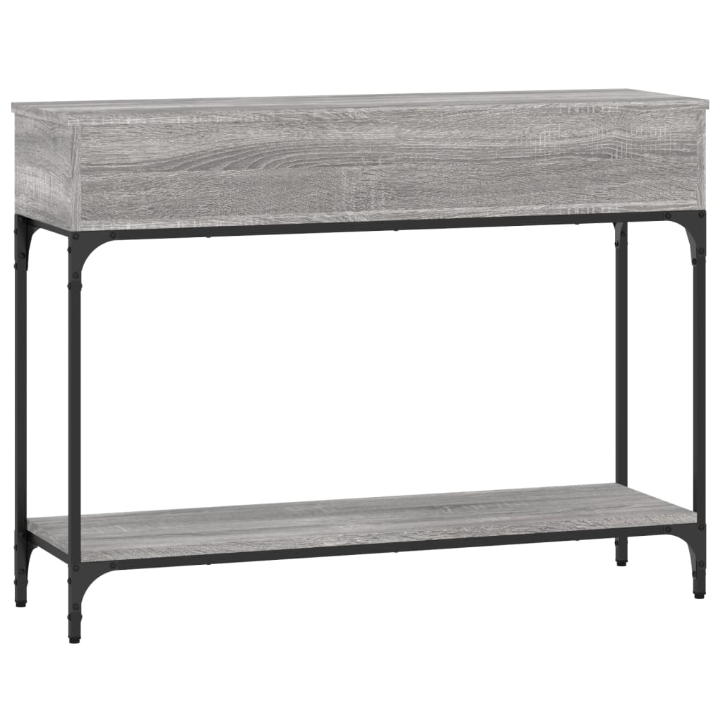 Konzolni stol boja hrasta 100 x 30,5 x 75 cm konstruirano drvo