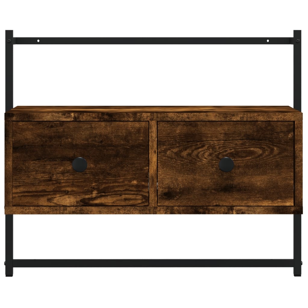 TV ormarić zidni boja hrasta 60,5x30x51 cm konstruirano drvo