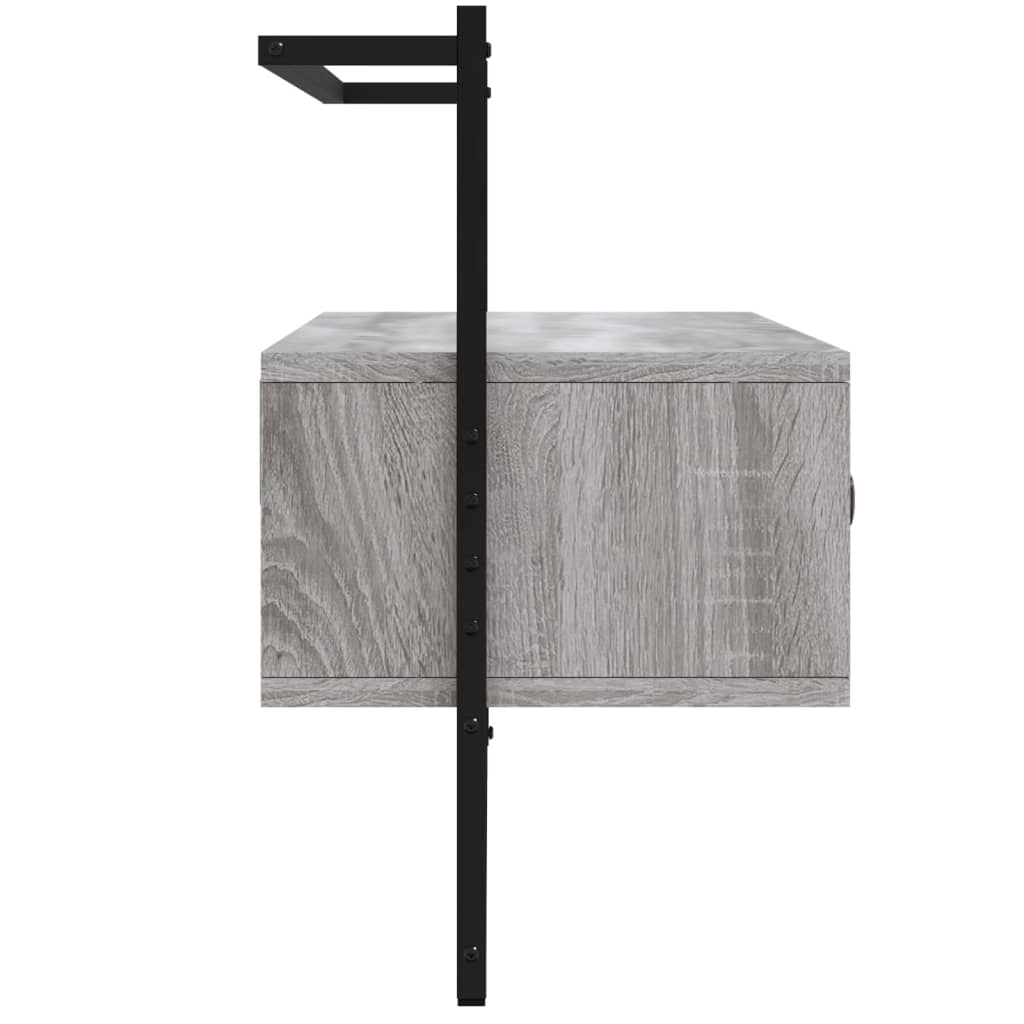 TV ormarić zidni boja hrasta 100,5x30x51 cm konstruirano drvo
