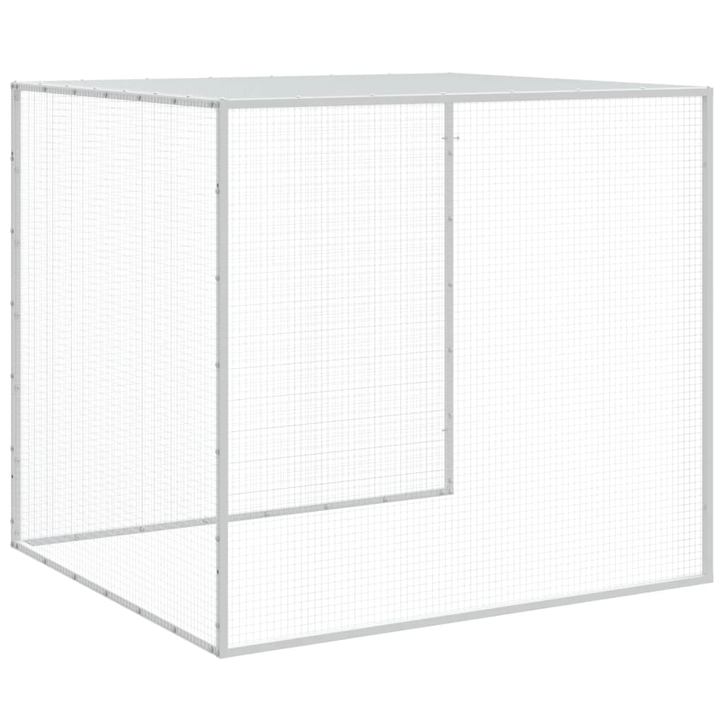 Kavez za kokoši s krovom antracit 603x98x90 cm pocinčani čelik