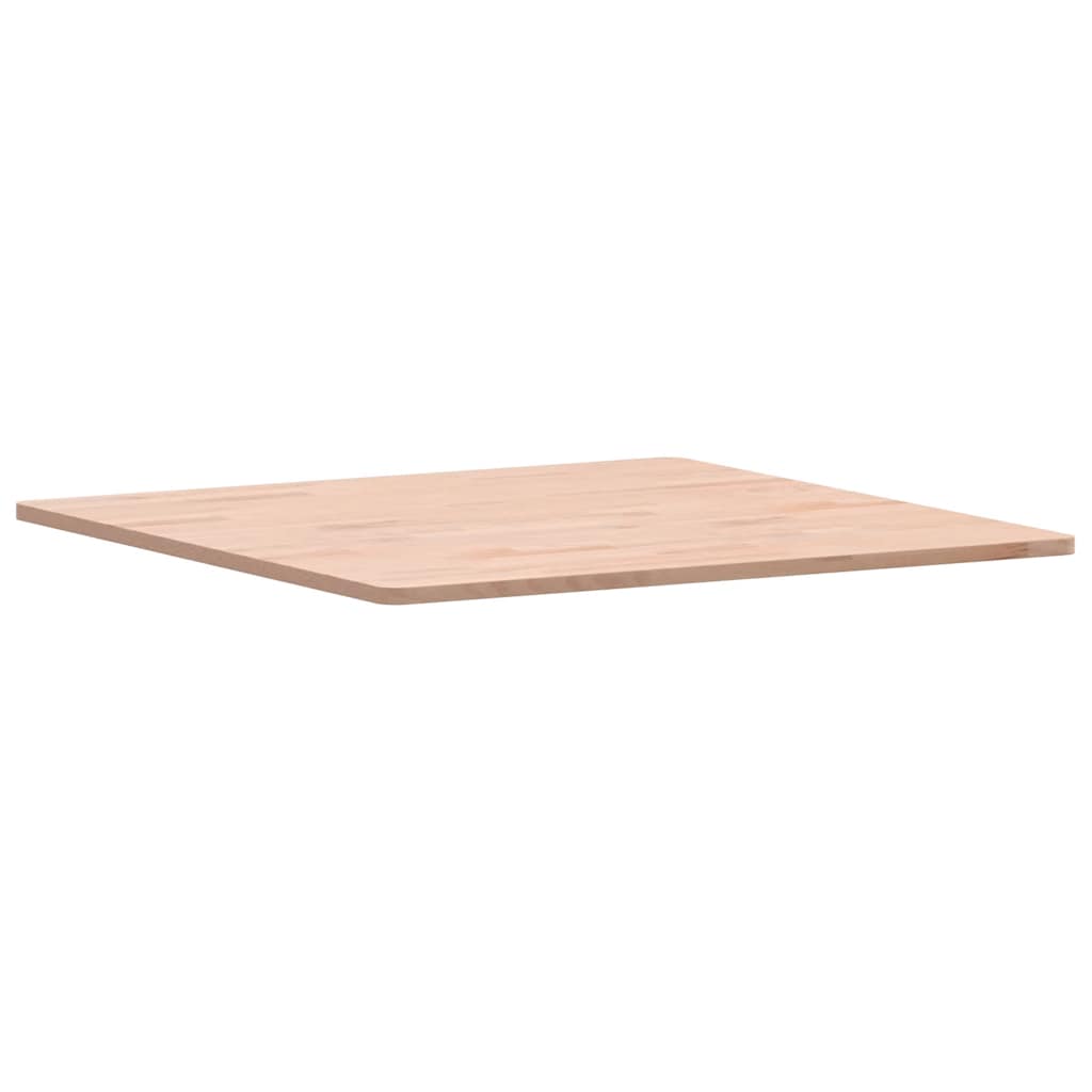 Stolna ploča 70 x 70 x 1,5 cm četvrtasta od masivnog drva bukve