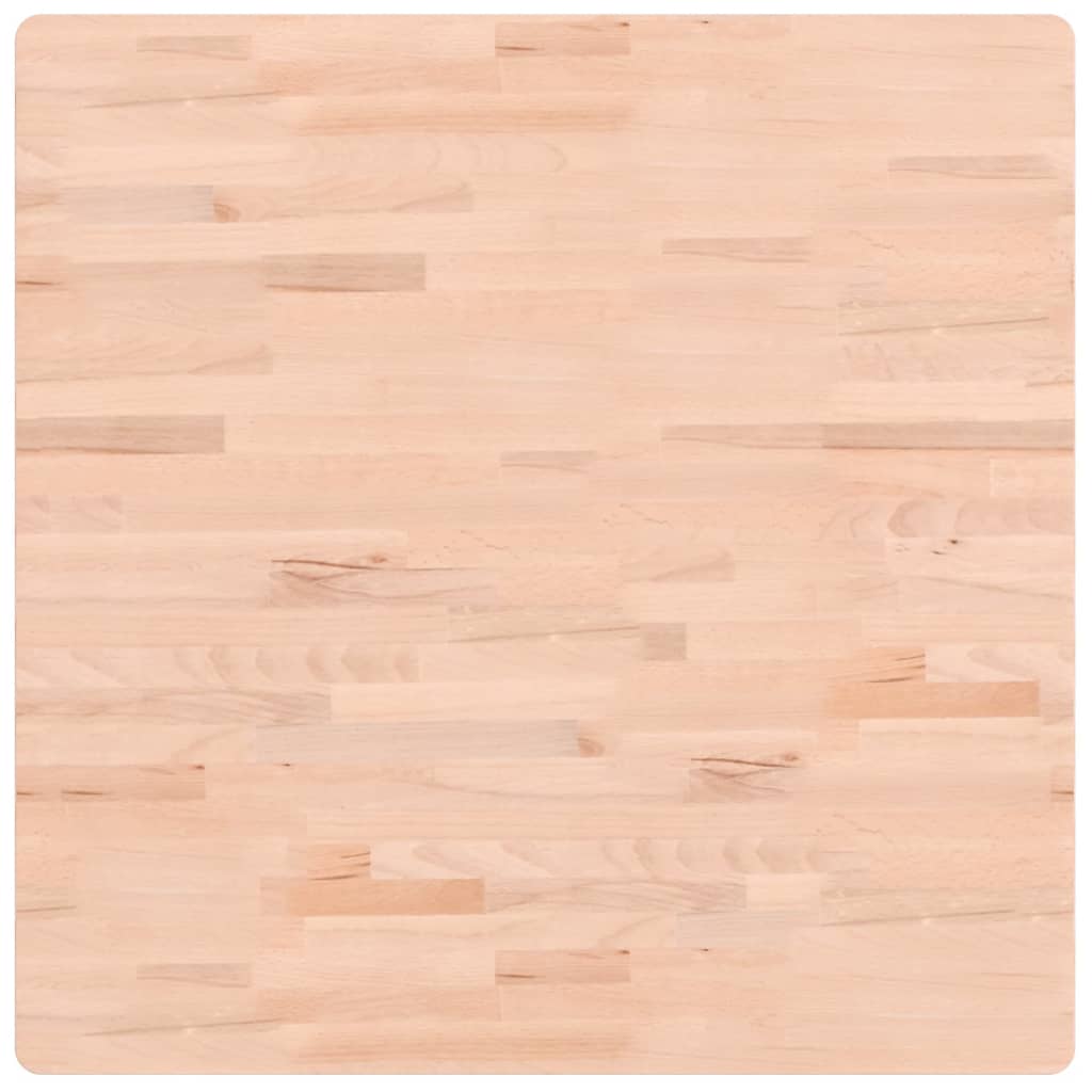 Stolna ploča 80 x 80 x 1,5 cm četvrtasta od masivne bukovine