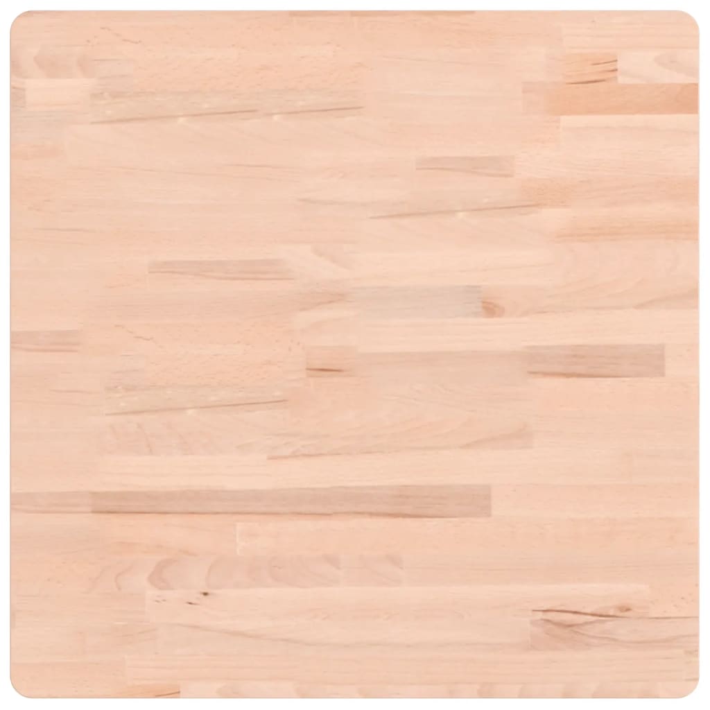 Stolna ploča 60 x 60 x 4 cm četvrtasta od masivne bukovine