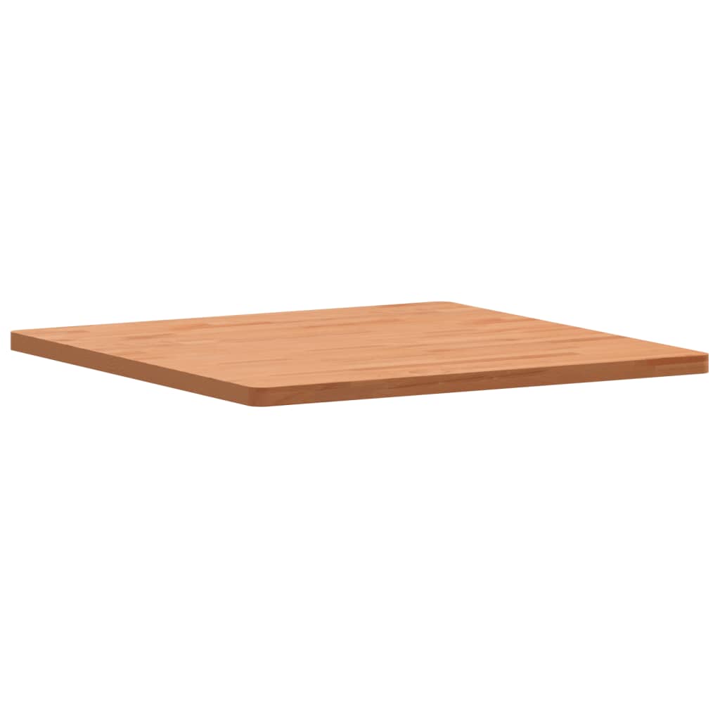 Stolna ploča 70 x 70 x 2,5 cm četvrtasta od masivne bukovine