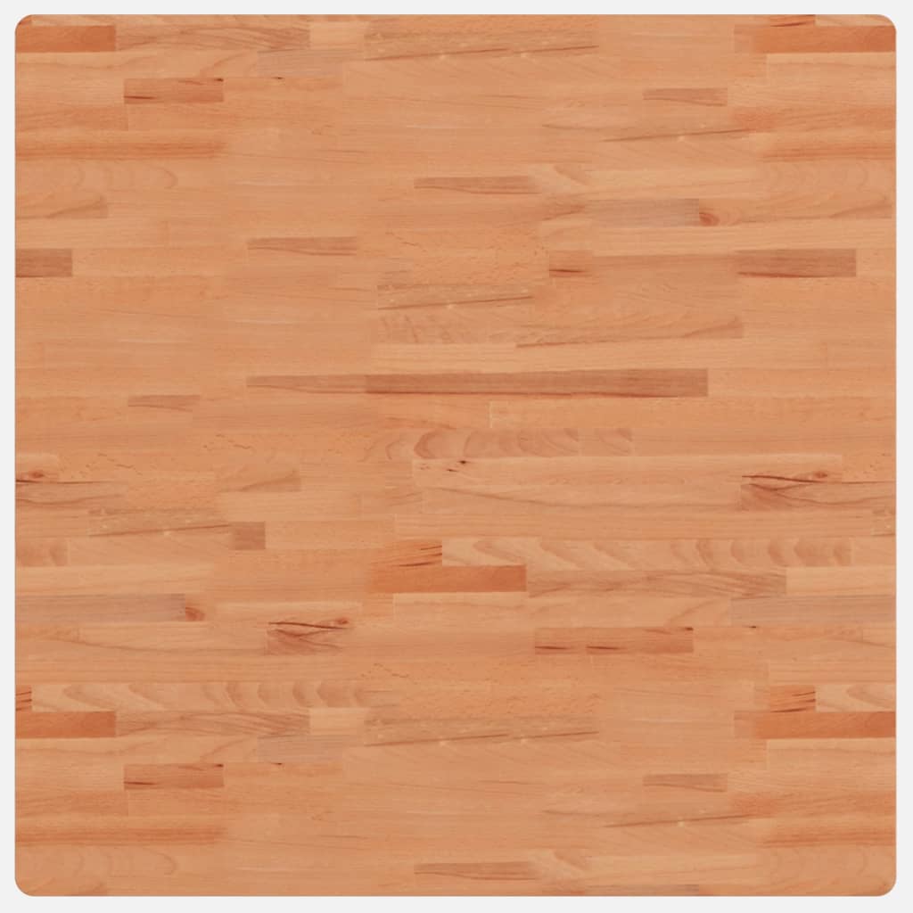 Stolna ploča 90 x 90 x 4 cm četvrtasta od masivne bukovine