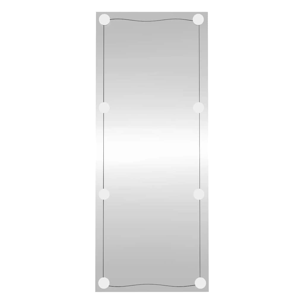 Zidno ogledalo s LED svjetlima 40 x 100 cm stakleno pravokutno