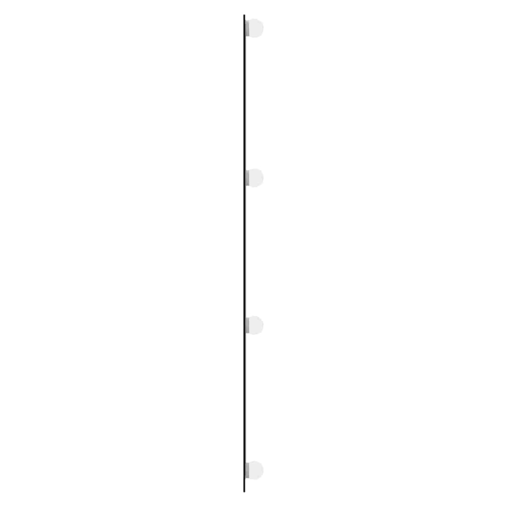 Zidno ogledalo s LED svjetlima 50x100 cm stakleno pravokutno
