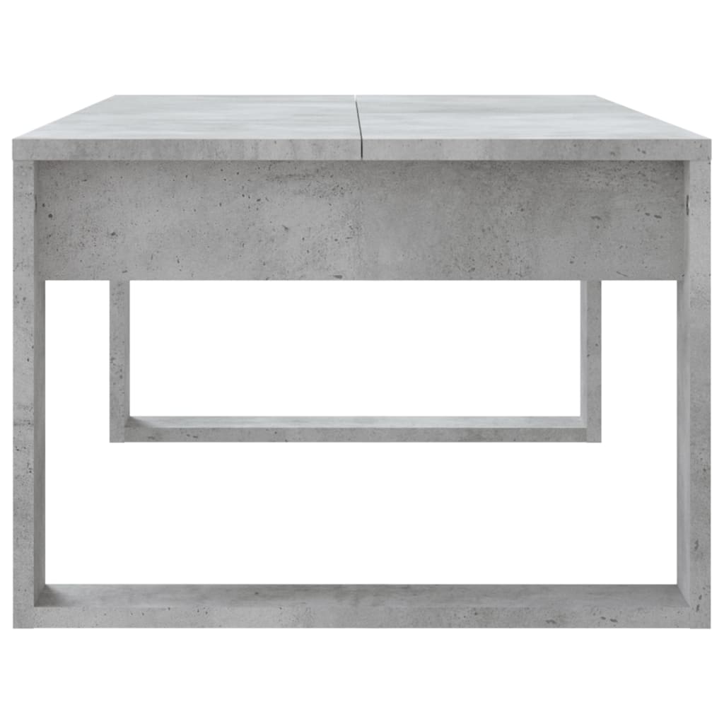 Stolić za kavu boja betona 102 x 50 x 35 cm konstruirano drvo