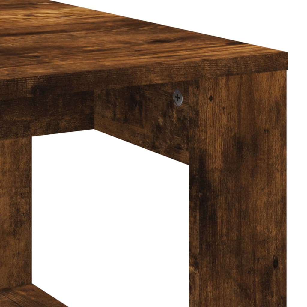 Stolić za kavu boja hrasta 102 x 50 x 35 cm konstruirano drvo