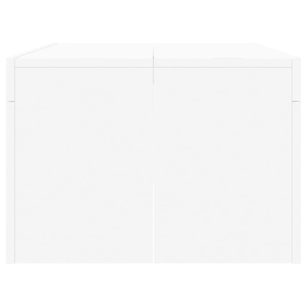 Stolić za kavu bijeli 102 x 50 x 36 cm od konstruiranog drva