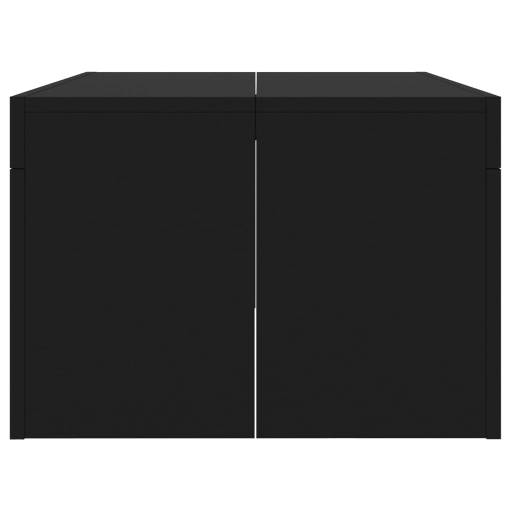 Stolić za kavu crni 102 x 50 x 36 cm od konstruiranog drva