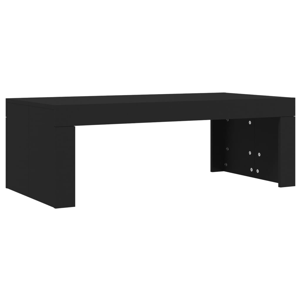 Stolić za kavu crni 102 x 50 x 36 cm od konstruiranog drva
