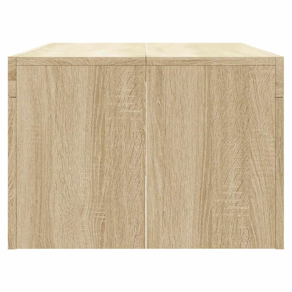 Stolić za kavu boja hrasta 102x50x36 cm konstruirano drvo