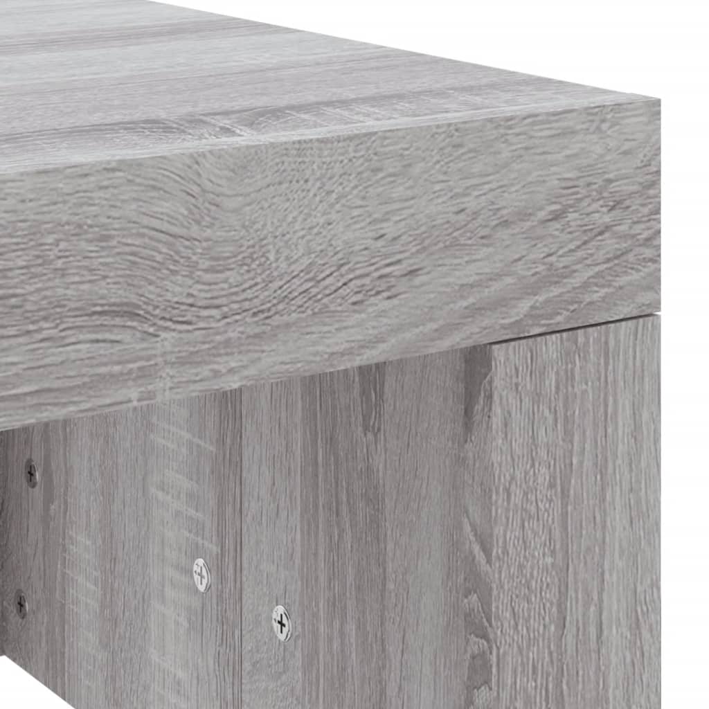 Stolić za kavu boja hrasta 102x50x36 cm konstruirano drvo