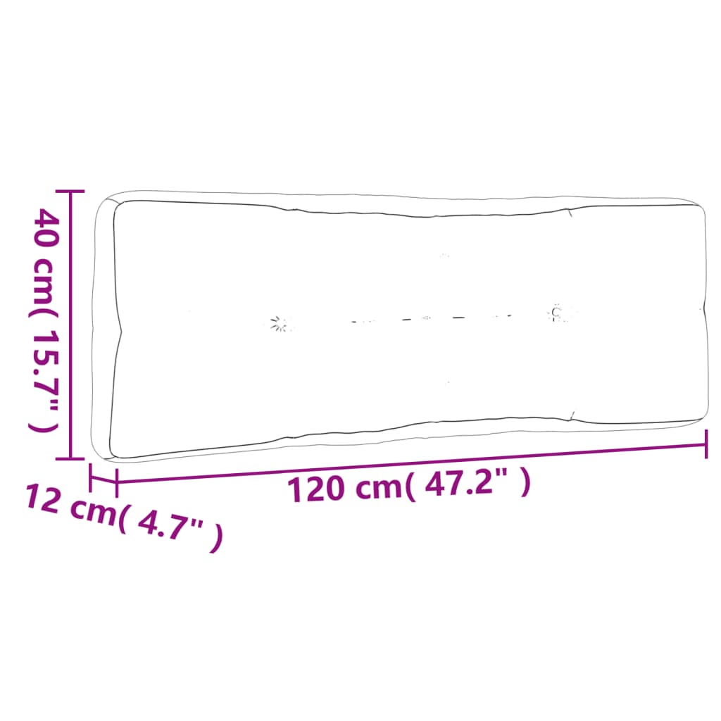 Jastuci za palete 7 kom s uzorkom lišća od tkanine