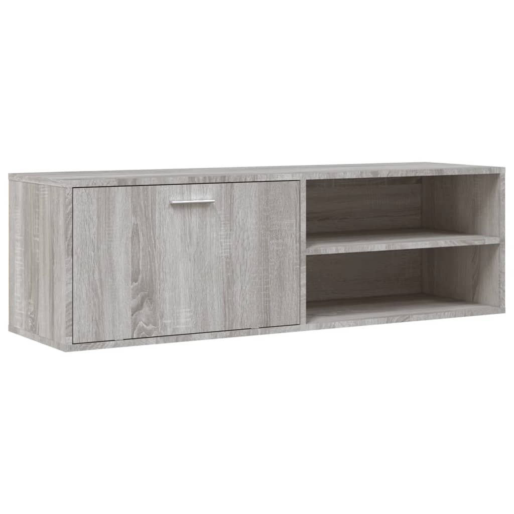 TV ormarić siva boja hrasta 120 x 34 x 37 cm konstruirano drvo
