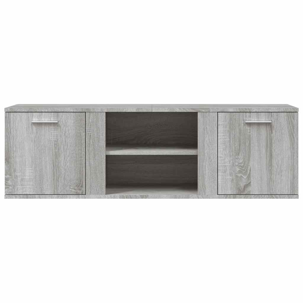 TV ormarić siva boja hrasta 120 x 34 x 37 cm konstruirano drvo