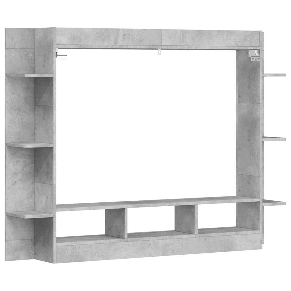 TV ormarić boja betona 152 x 22 x 113 cm od konstruiranog drva