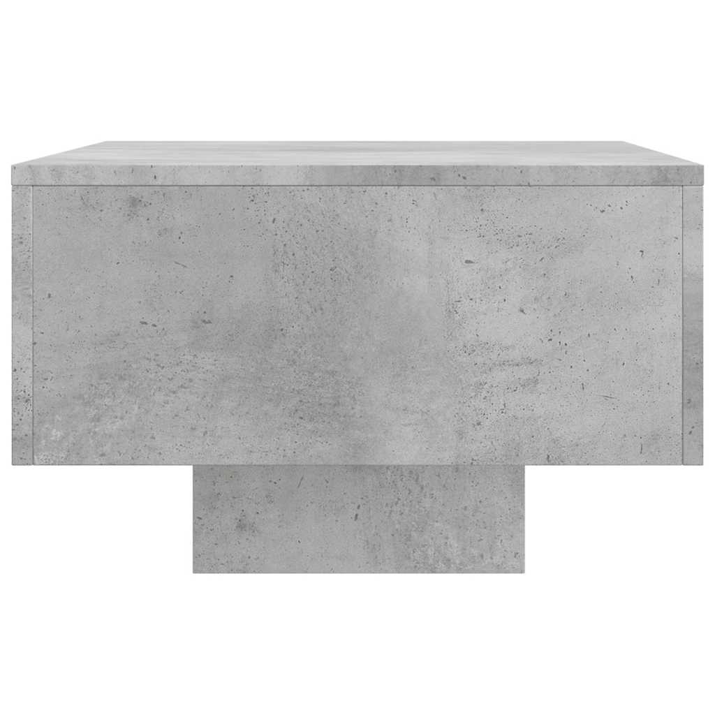 Stolić za kavu boja betona 100 x 49,5 x 31 cm konstruirano drvo