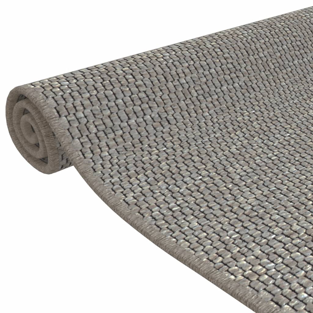 Tepih-staza s izgledom sisala srebrna 80 x 150 cm