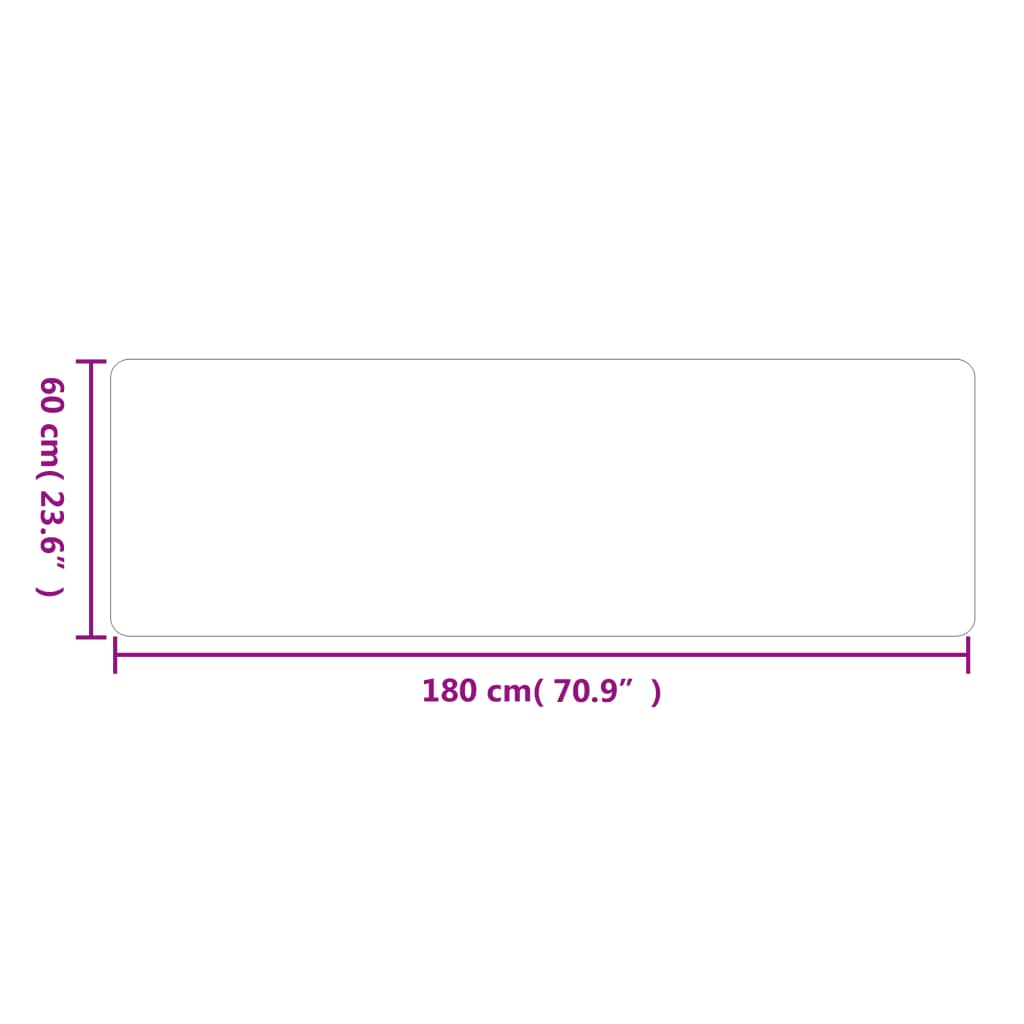 Tepih-staza antracit 60 x 180 cm