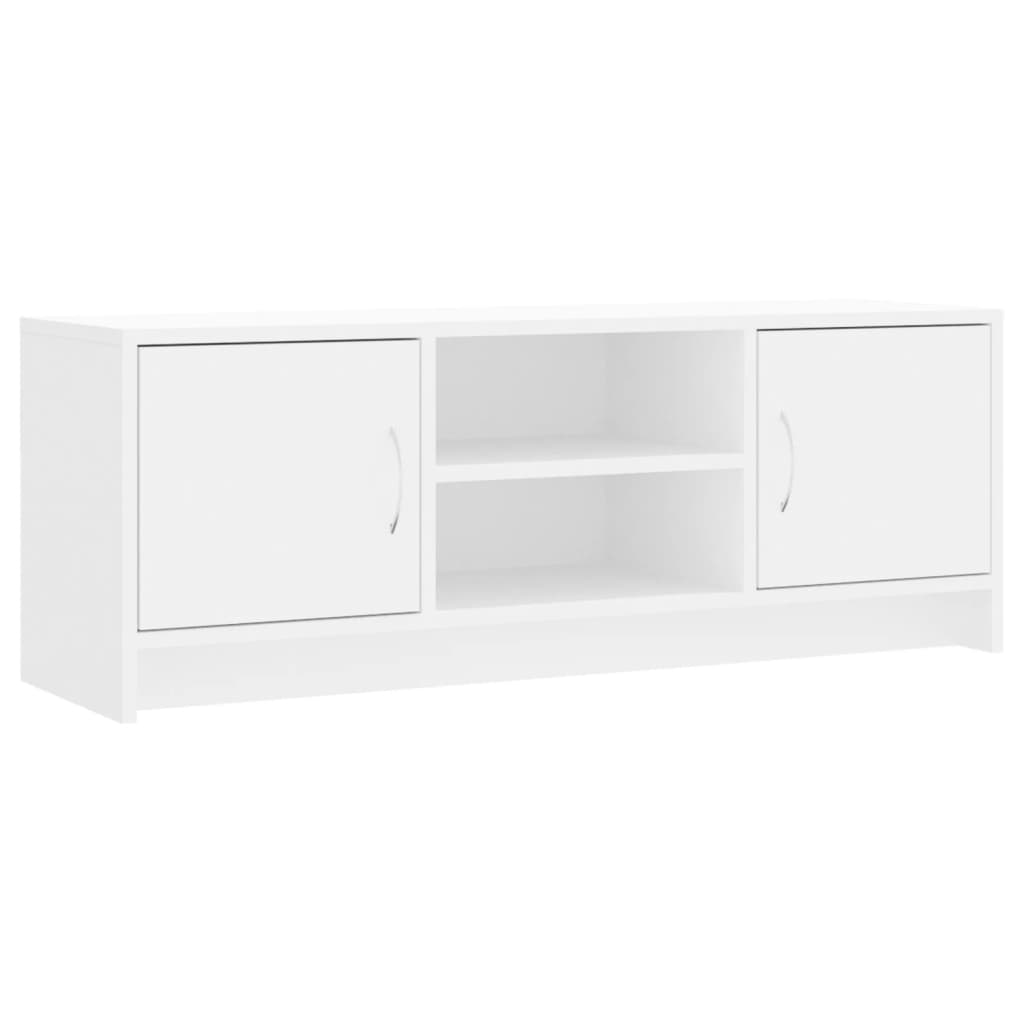 TV ormarić bijeli 102x30x37,5 cm od konstruiranog drva