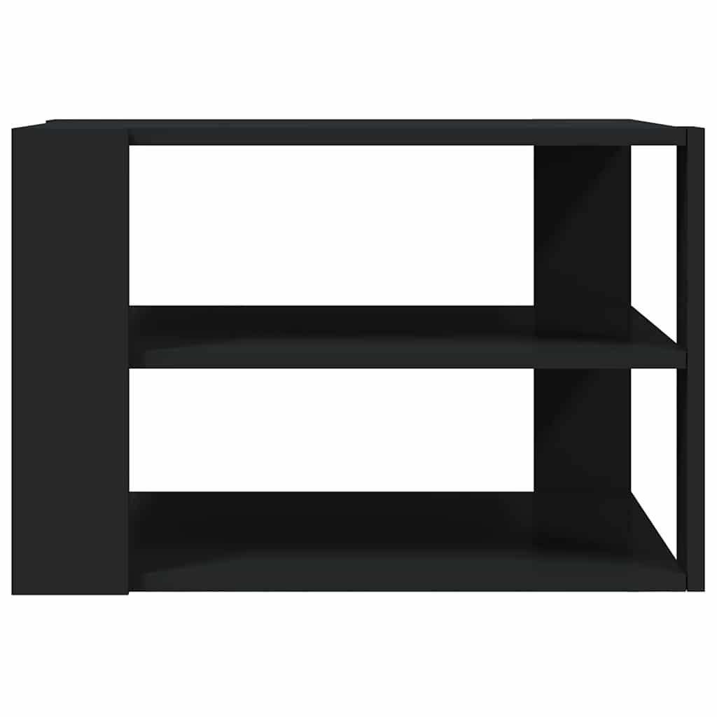 Stolić za kavu crni 58 x 58 x 40 cm od konstruiranog drva