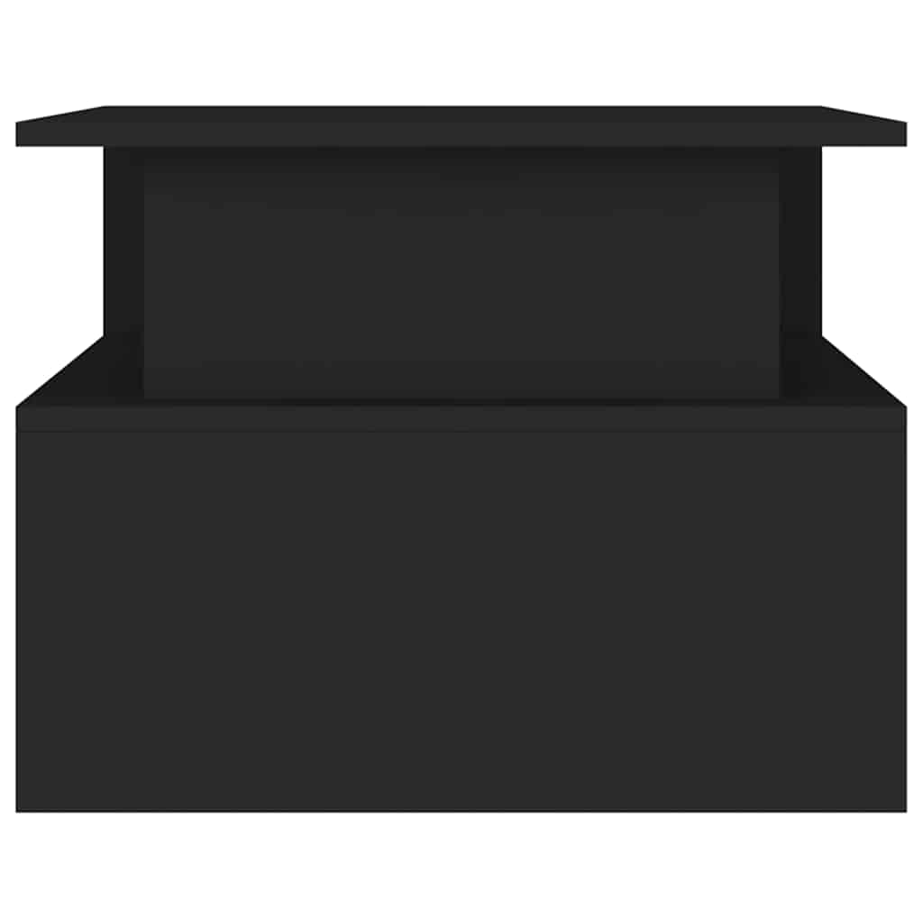 Stolić za kavu crni 90 x 55 x 42,5 cm od konstruiranog drva